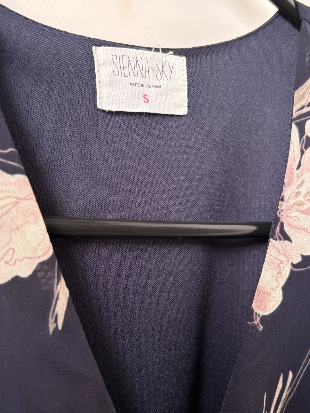 Sienna Sky Navy Floral Mini Dress - Size S - photo 2