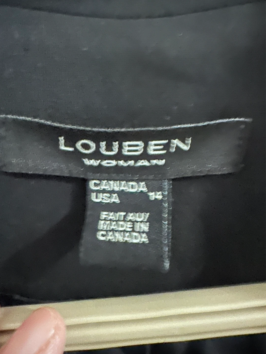 LOUBEN Woman Black Blazer - Size 14 - photo 2