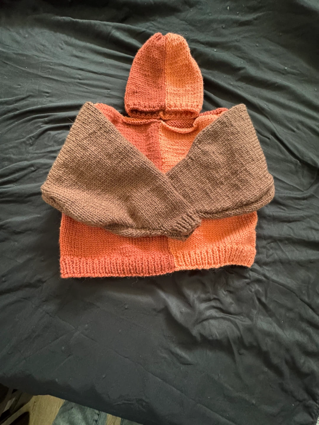 Hand-Knit Sweater and Hat - photo 2