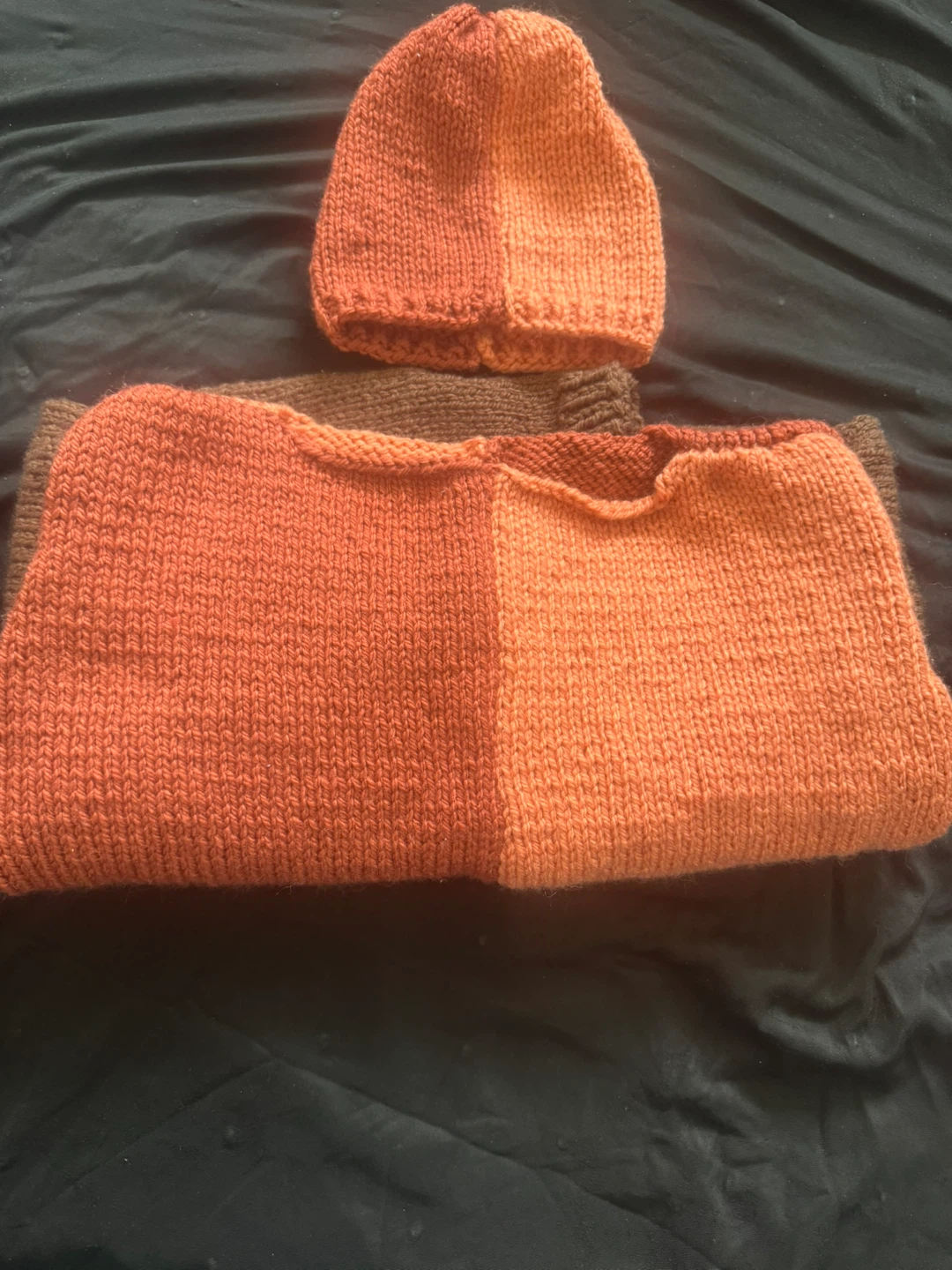 Hand-Knit Sweater and Hat - photo 3