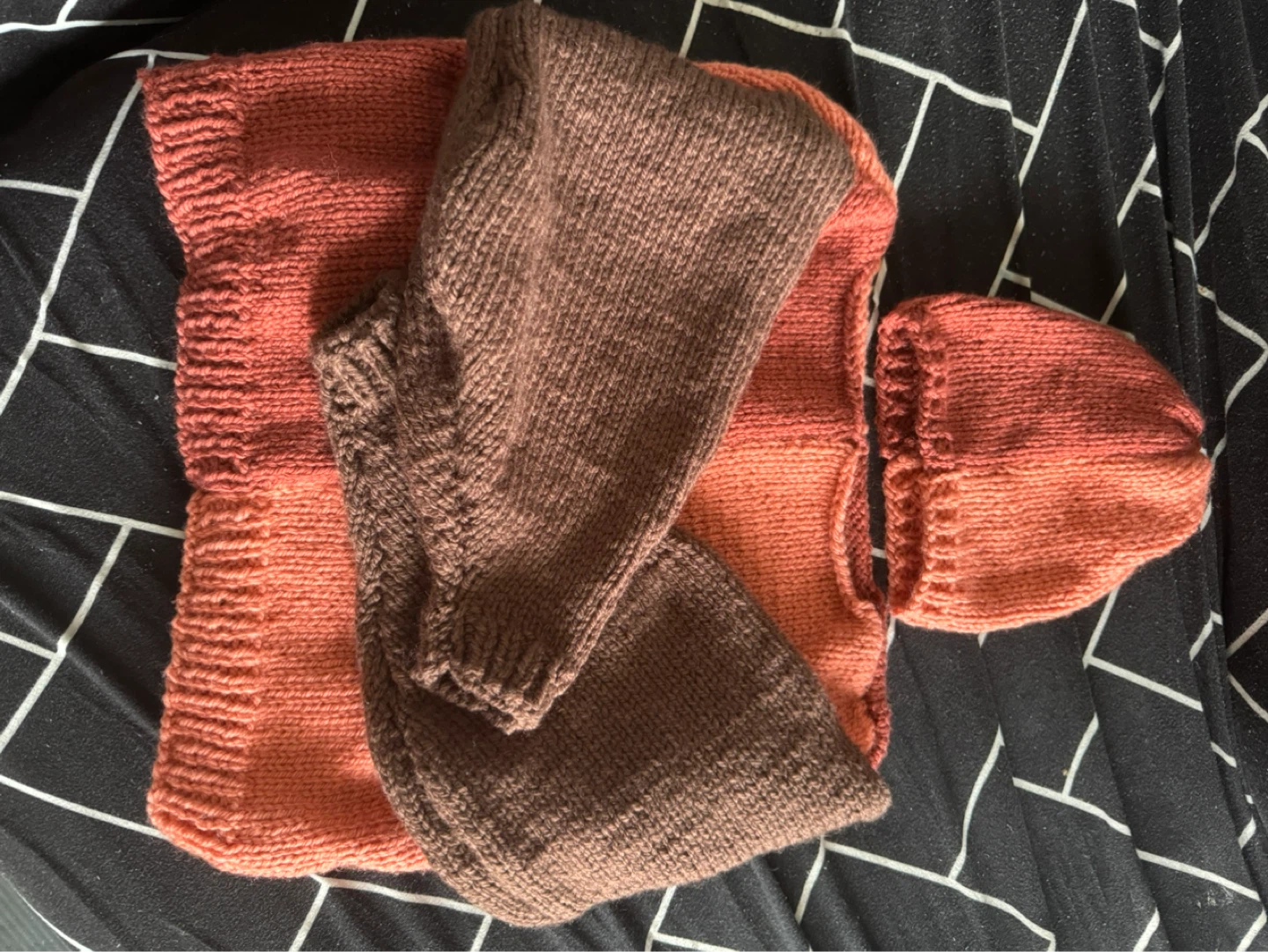 Hand-Knit Sweater and Hat - photo 4