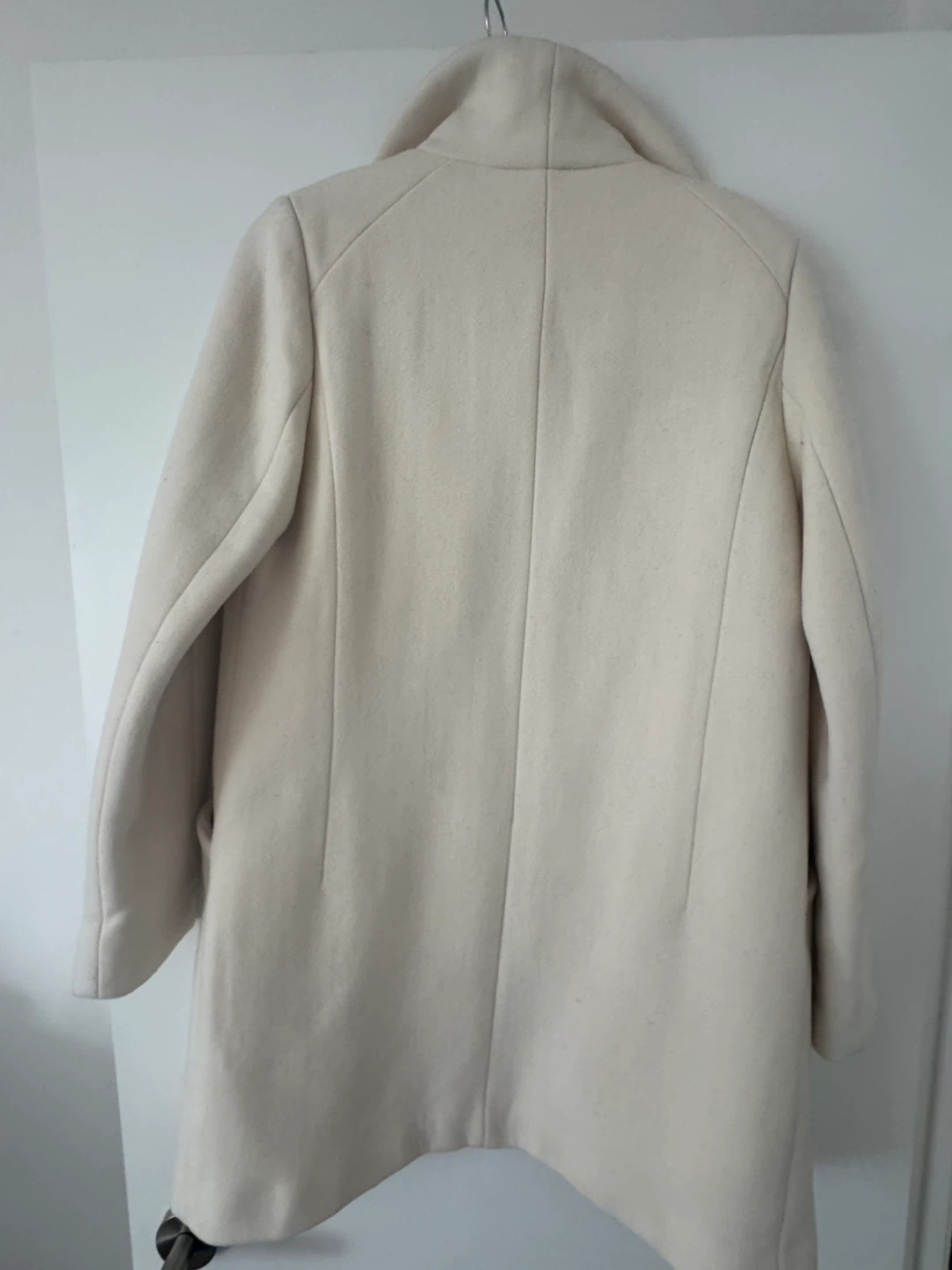 Wilfred Wool & Cashmere Cocoon Coat Cream Size M - photo 3