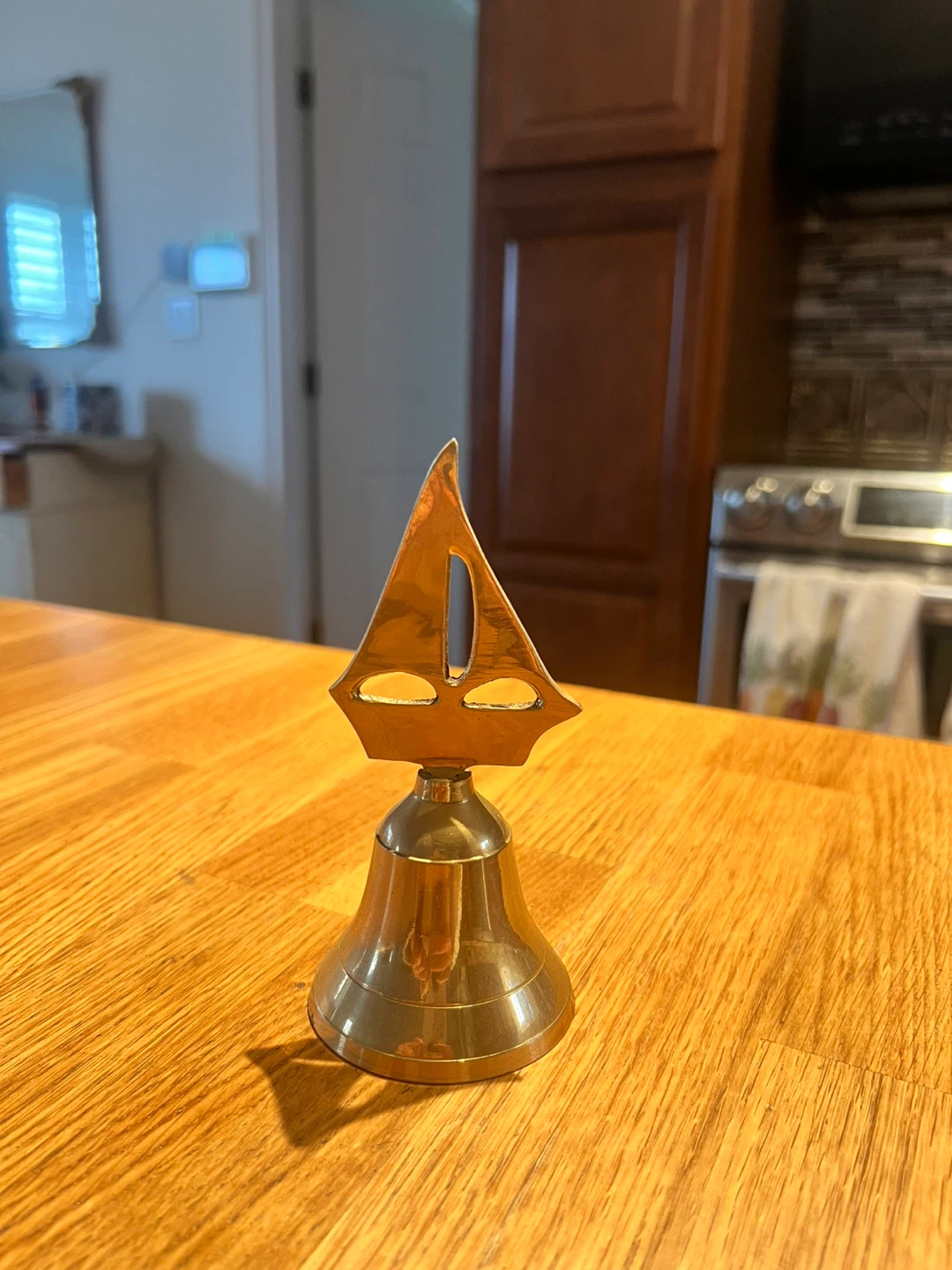 Brass Sailboat Bell