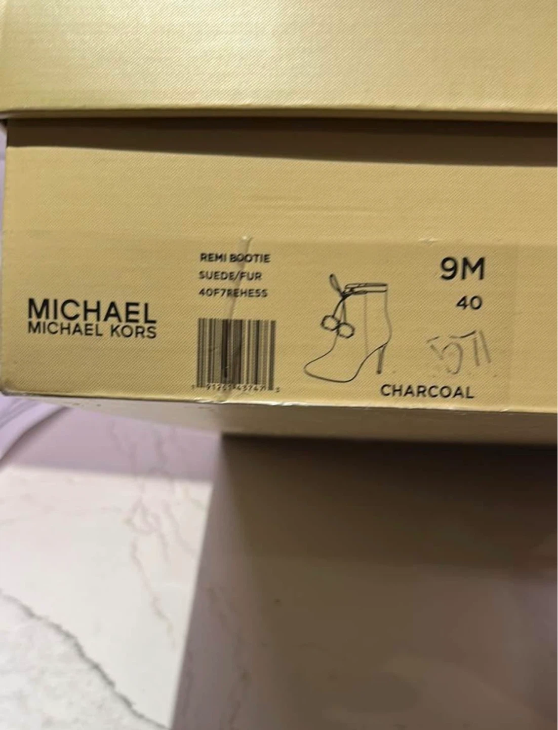 Michael Kors Bootie Suede/Fur Ankle Boots -Size 9M - photo 4