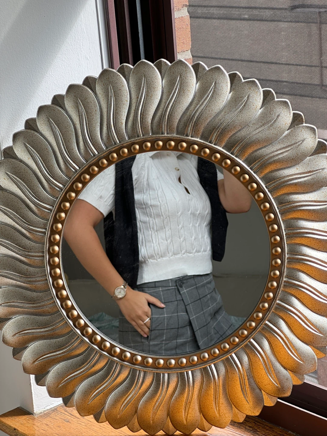 Sunburst Decorative Wall Mirror - photo 4