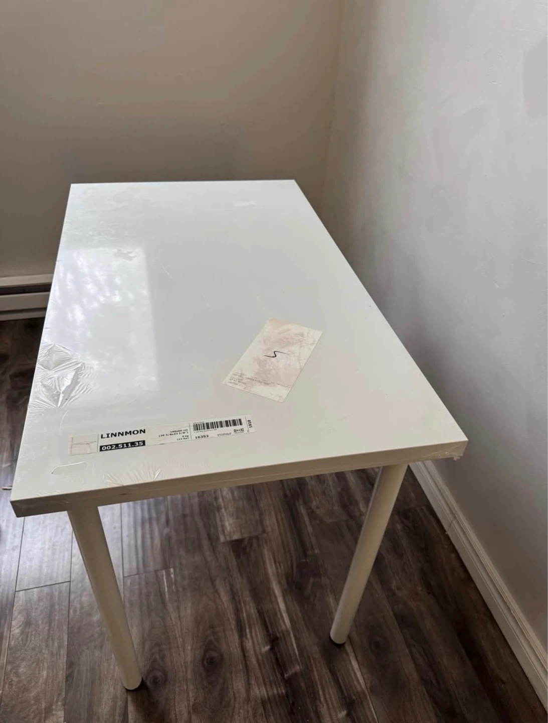 IKEA LINNMON Table - White 100x60 cm