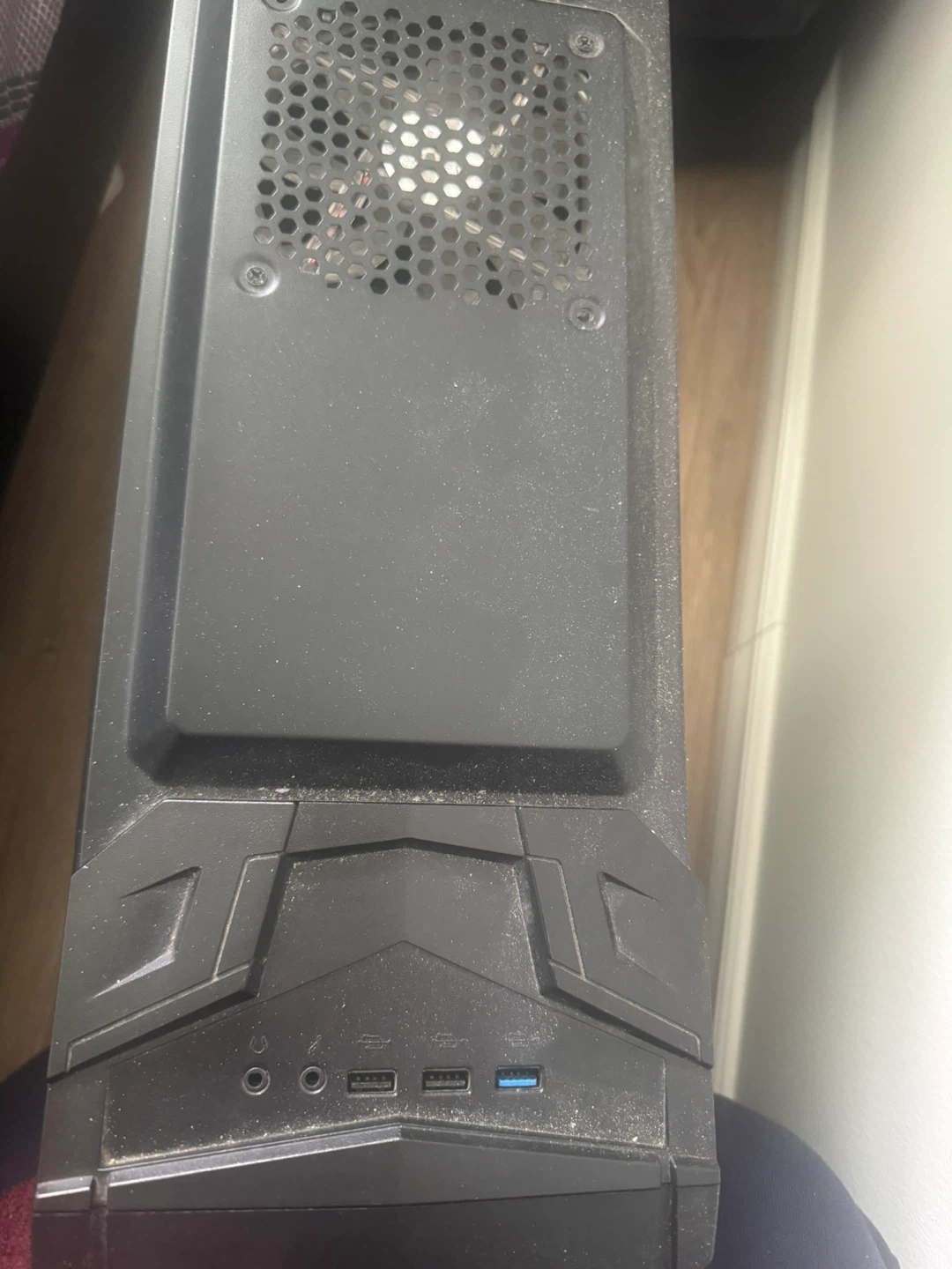 Black ATX Computer Case with DVD Drive - photo 2