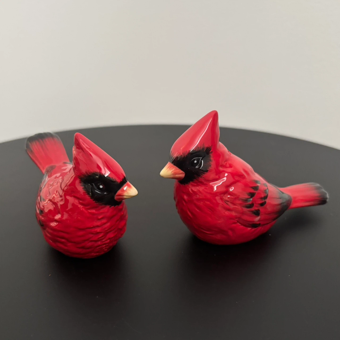 Red Cardinal Salt & Pepper Shakers
