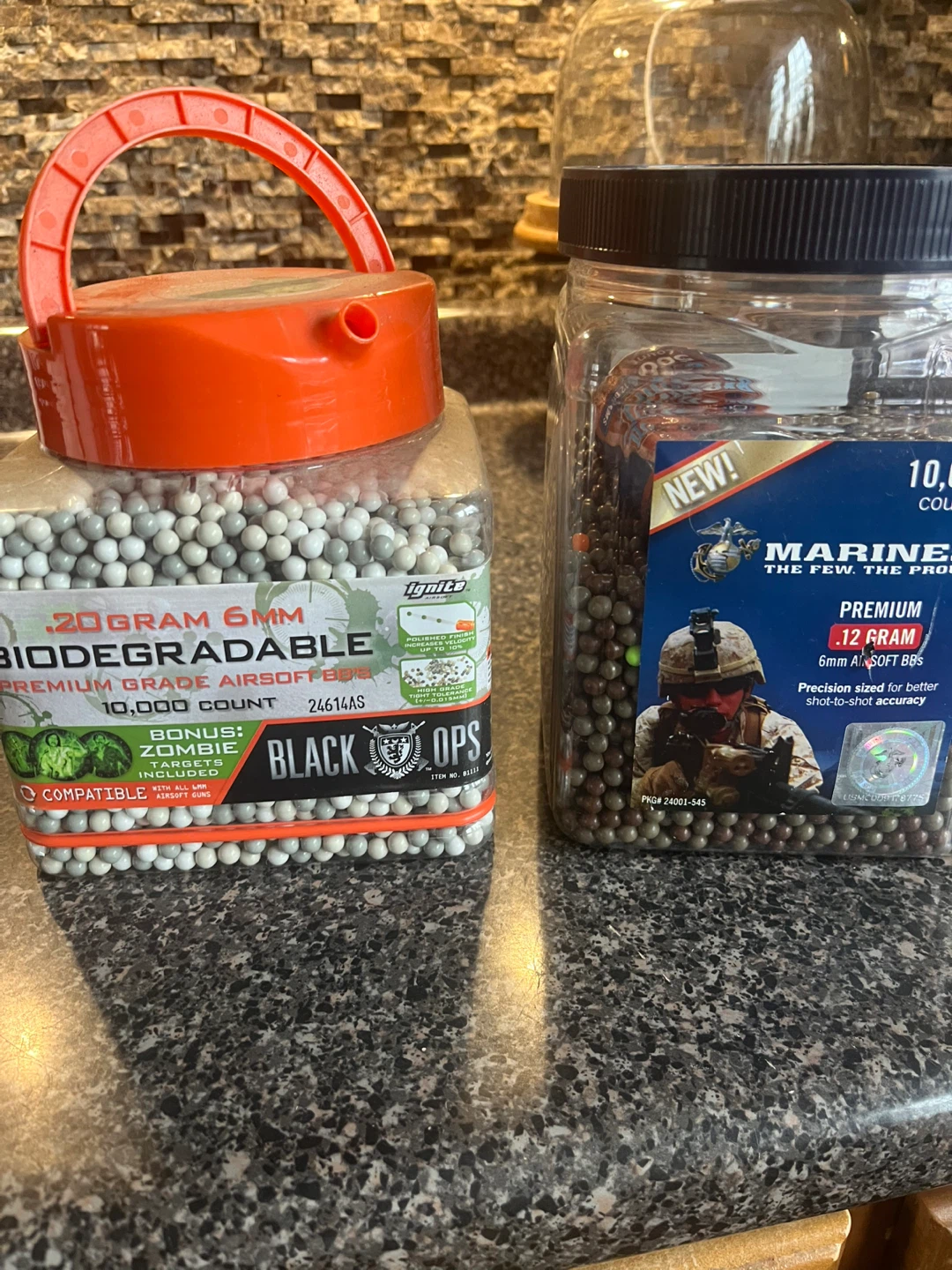Black Ops 6mm Biodegradable Airsoft BBs - 10,000 Count