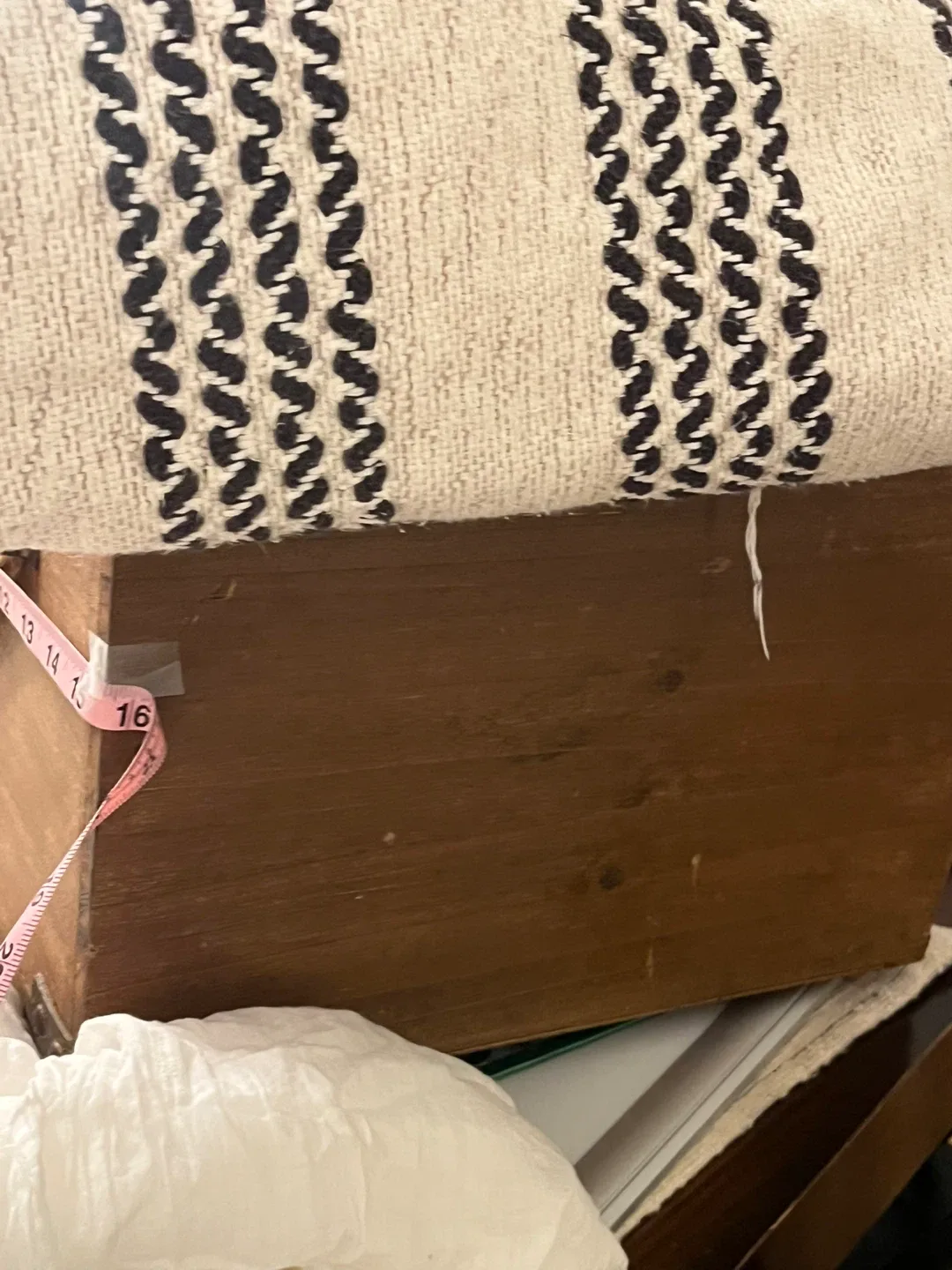 Wooden blanket box with Rope Detail - photo 2