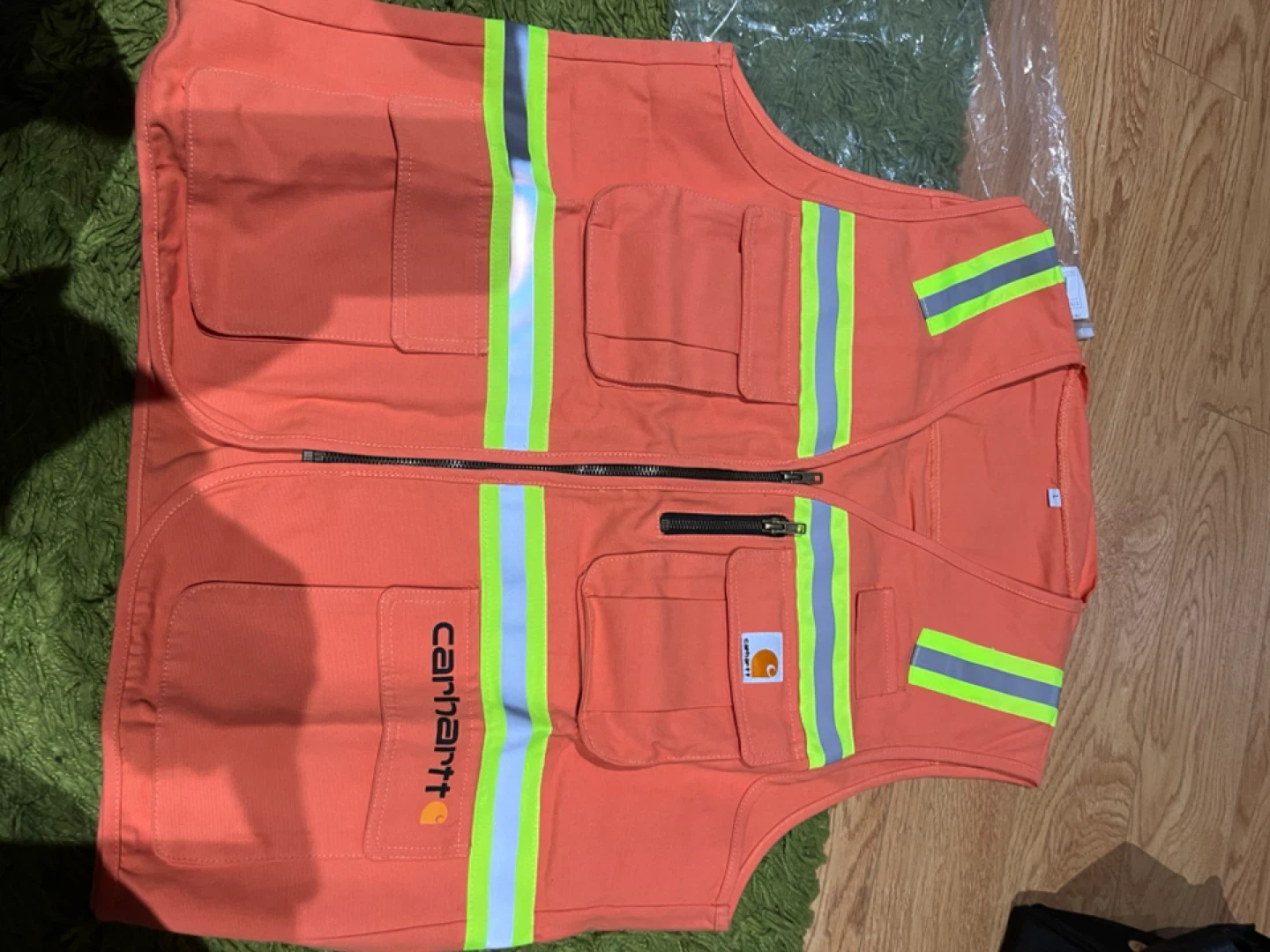 Carhartt  Safety Vest Size L Orange - photo 2