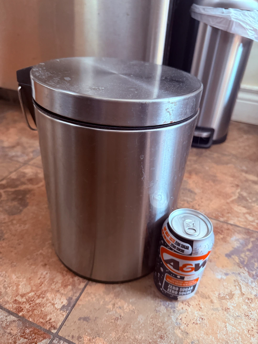 Stainless Steel Pedal Trash Can - photo 3