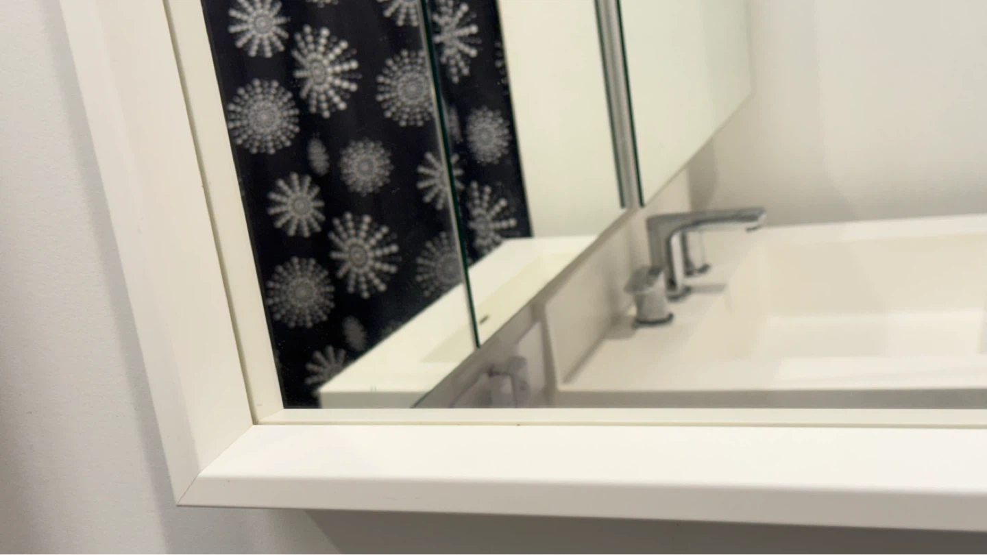 NISSEDAL Mirror, metal powdercoated white, 25 5/8x25 5/8" - photo 5