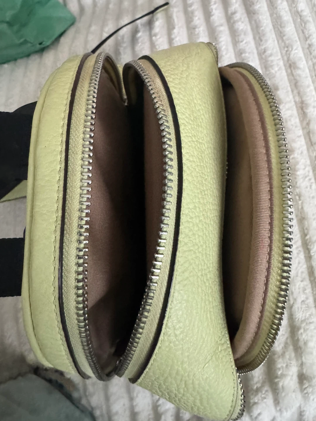 Coach Leather Backpack - Light Yellow - photo 4