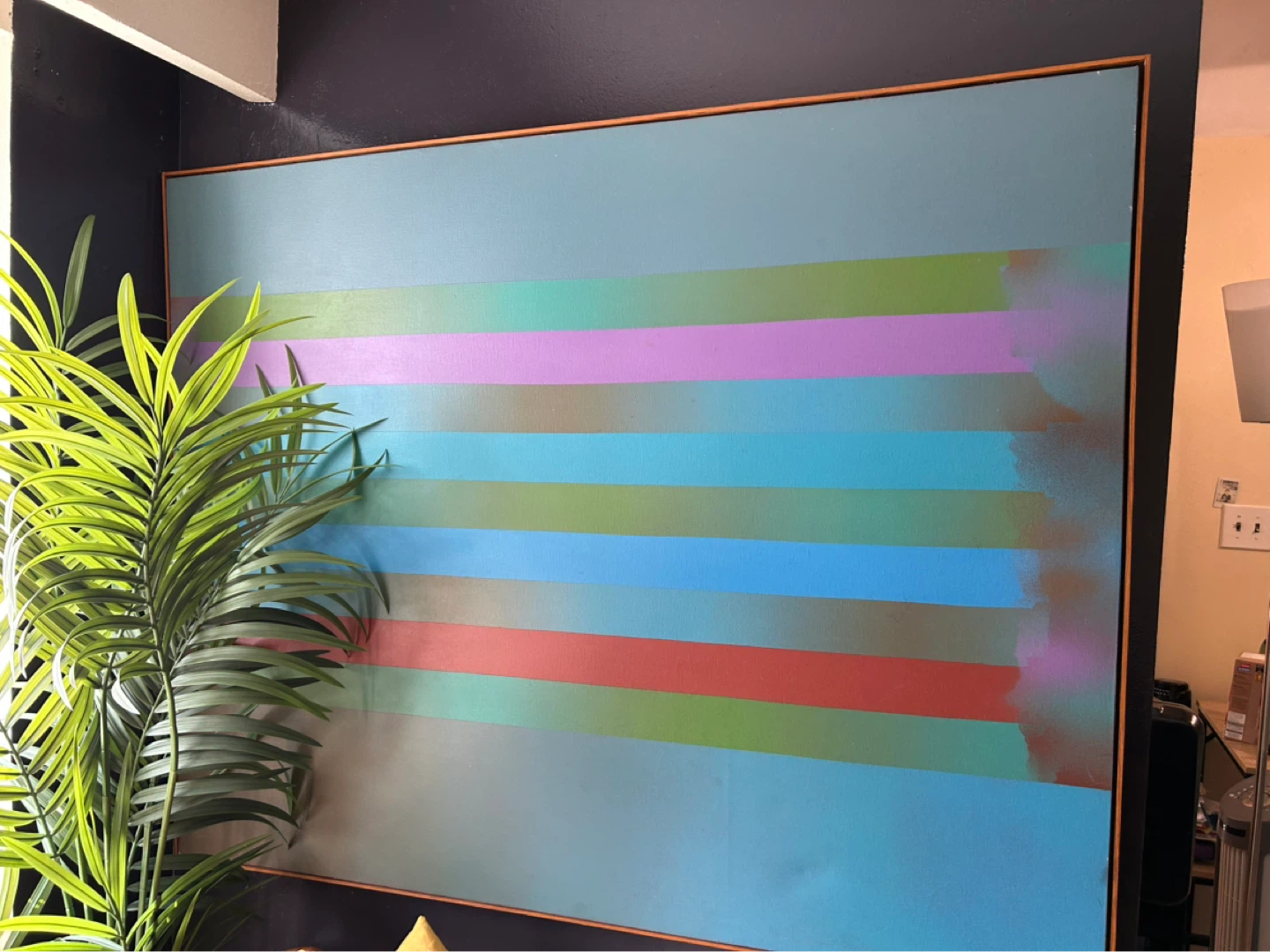 Large Abstract Canvas Art - photo 2