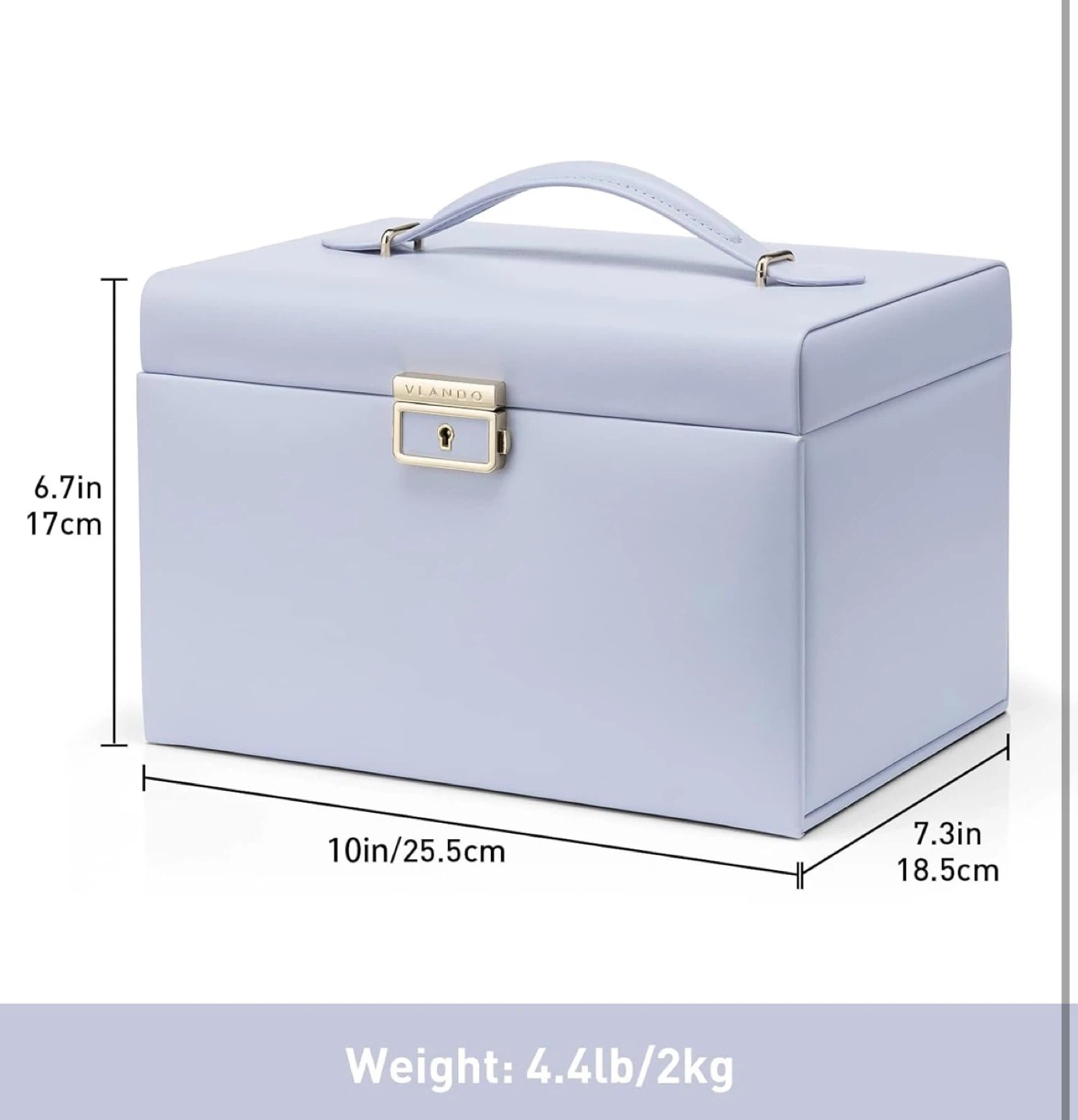 VIANDO Jewellery Organizer Box - Lavender - photo 3