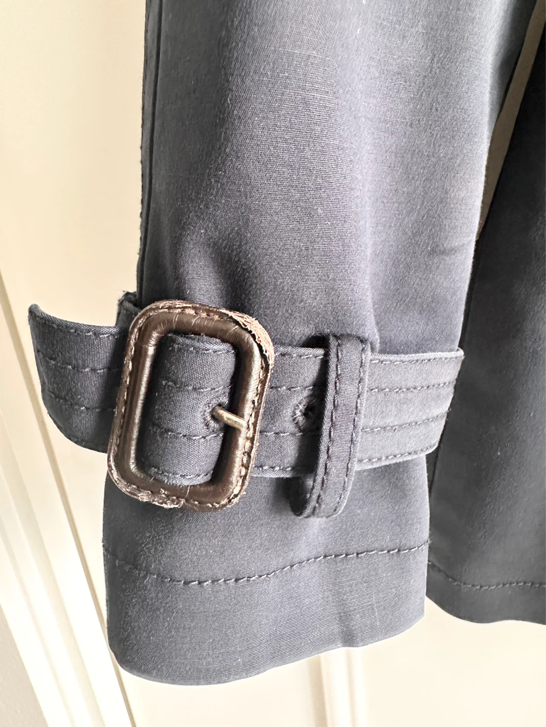 Club Monaco Navy Double-Breasted Trench Coat - photo 3