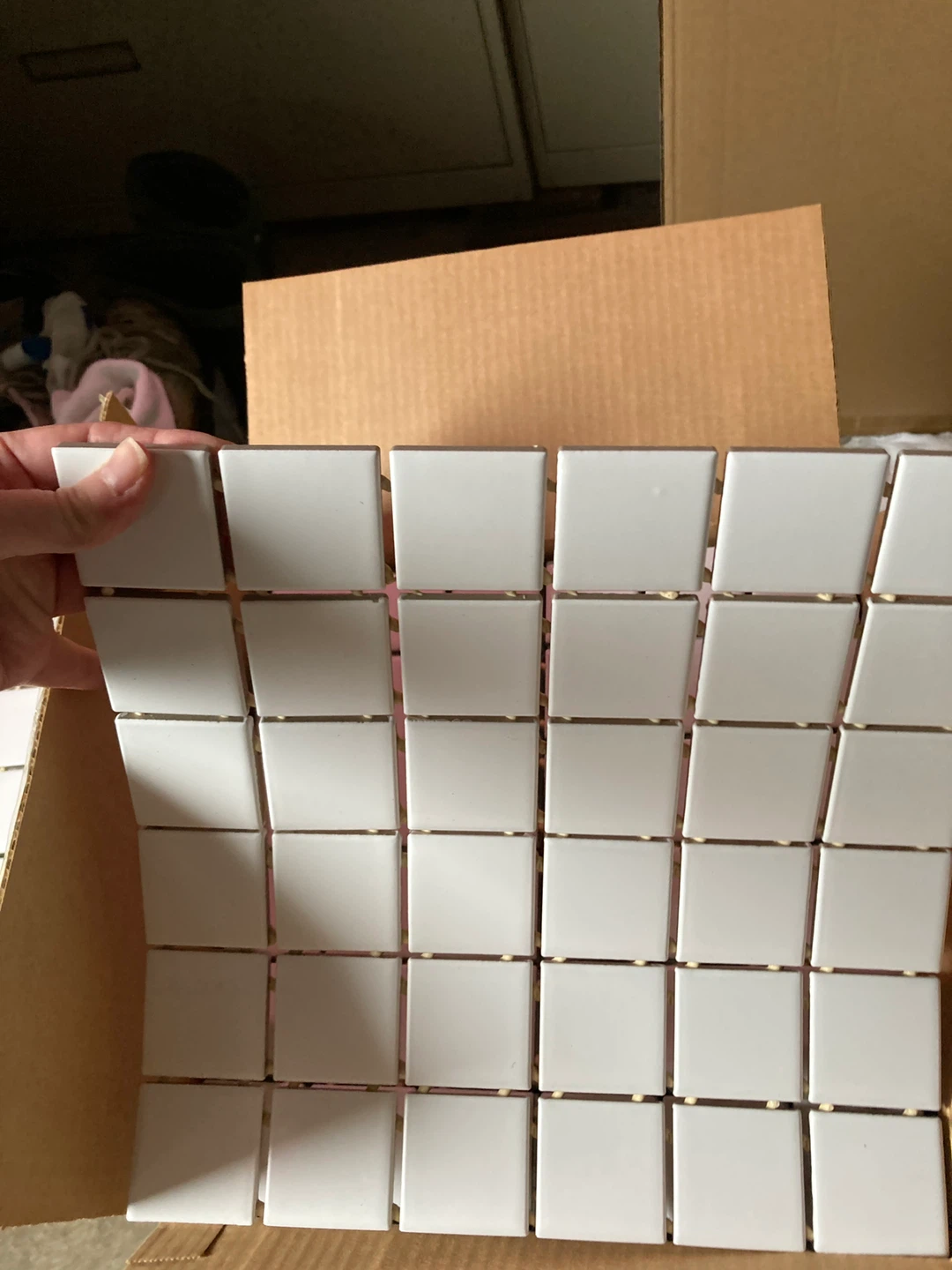 New 2”x2” White Tiles 80 sq ft - photo 2