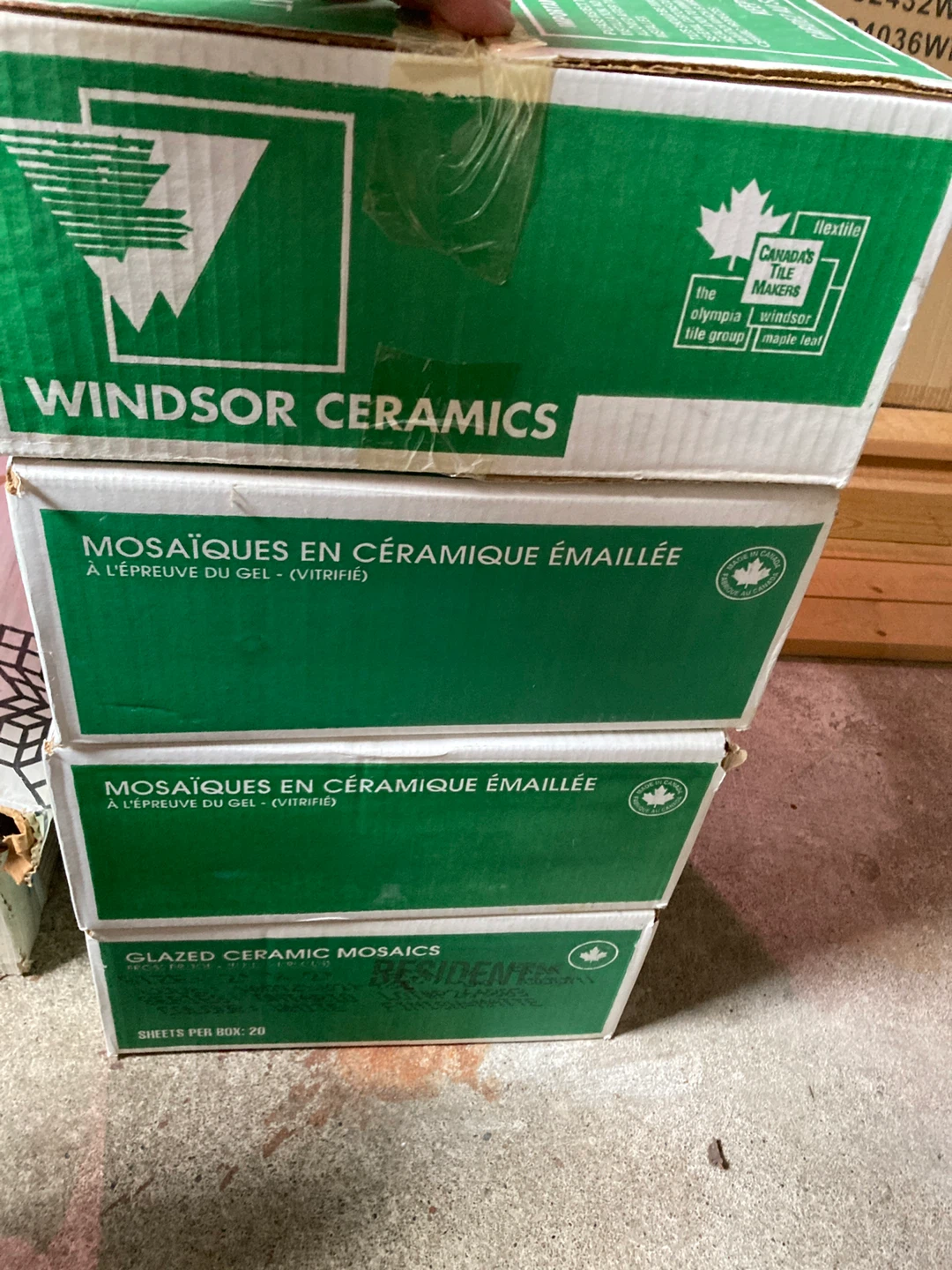 New 2”x2” White Tiles 80 sq ft - photo 4