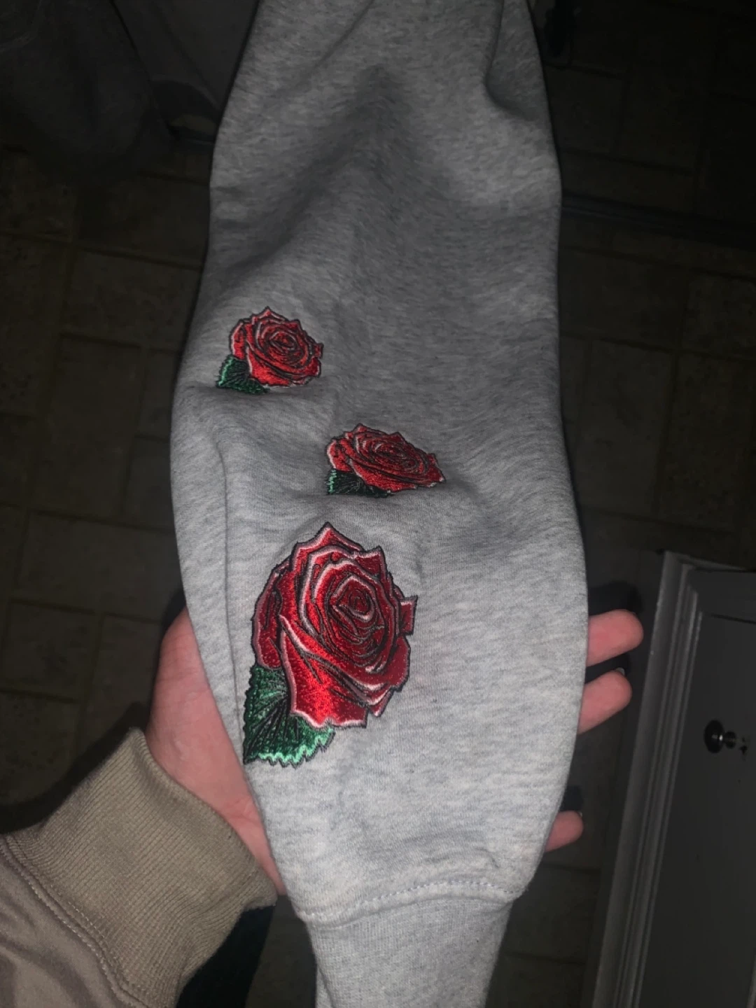 DGK Grey Virgin Mary Rose Hoodie - X-Large - photo 2