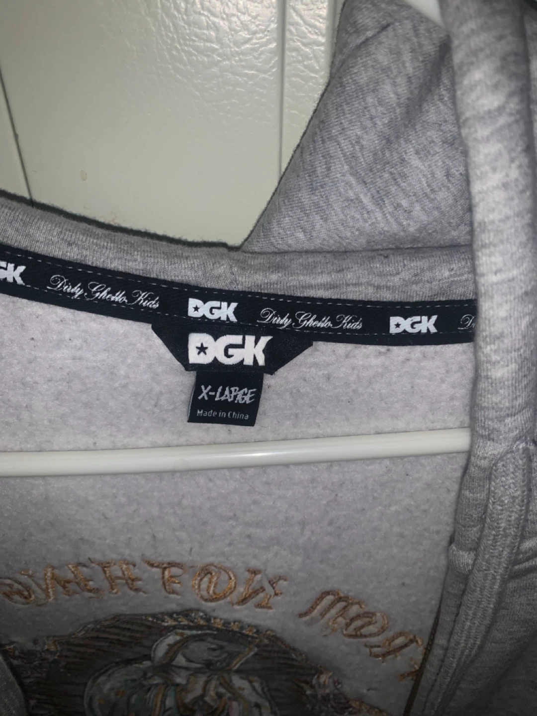 DGK Grey Virgin Mary Rose Hoodie - X-Large - photo 3