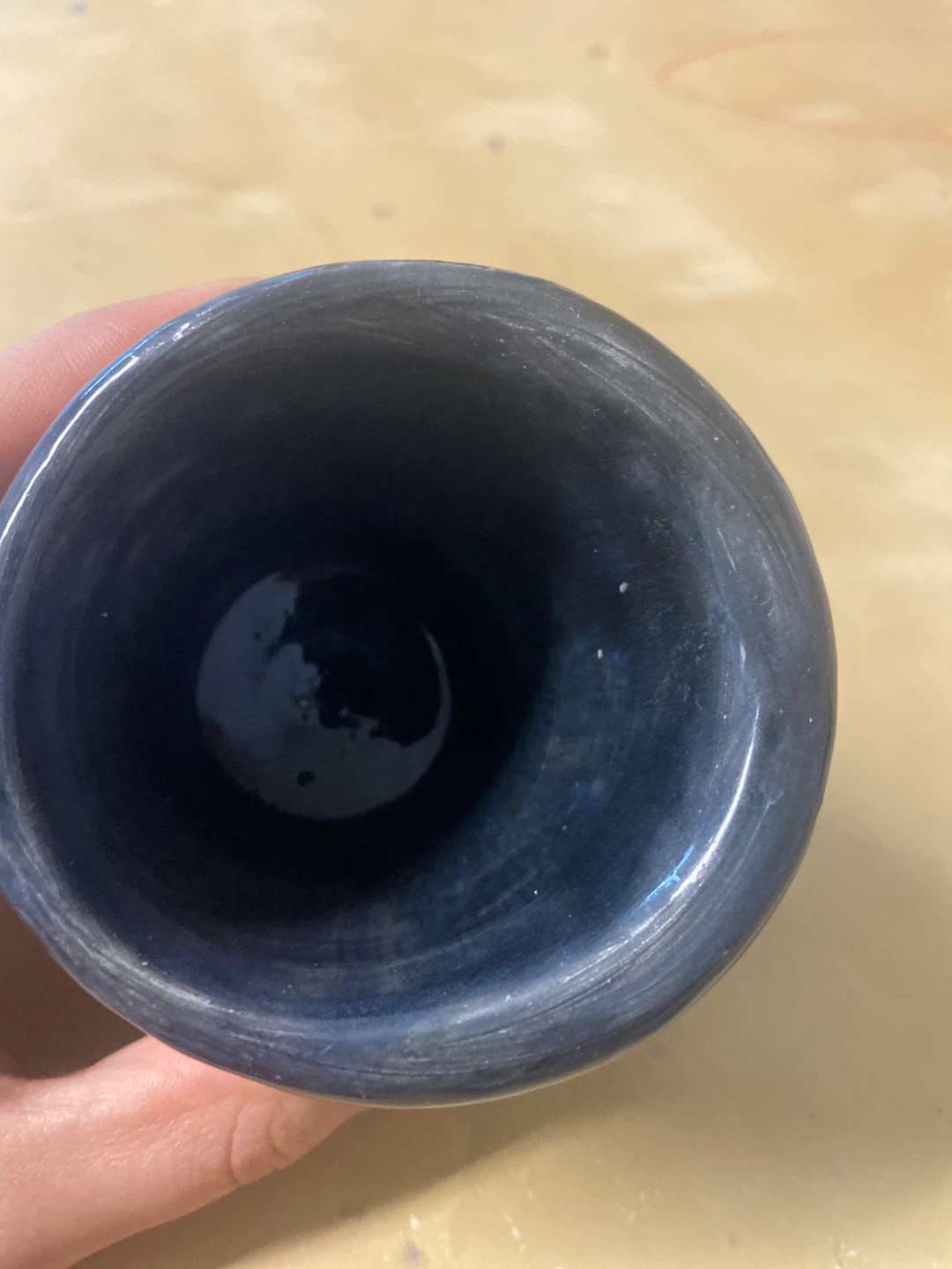 Dark Blue Ceramic Tumbler - photo 2