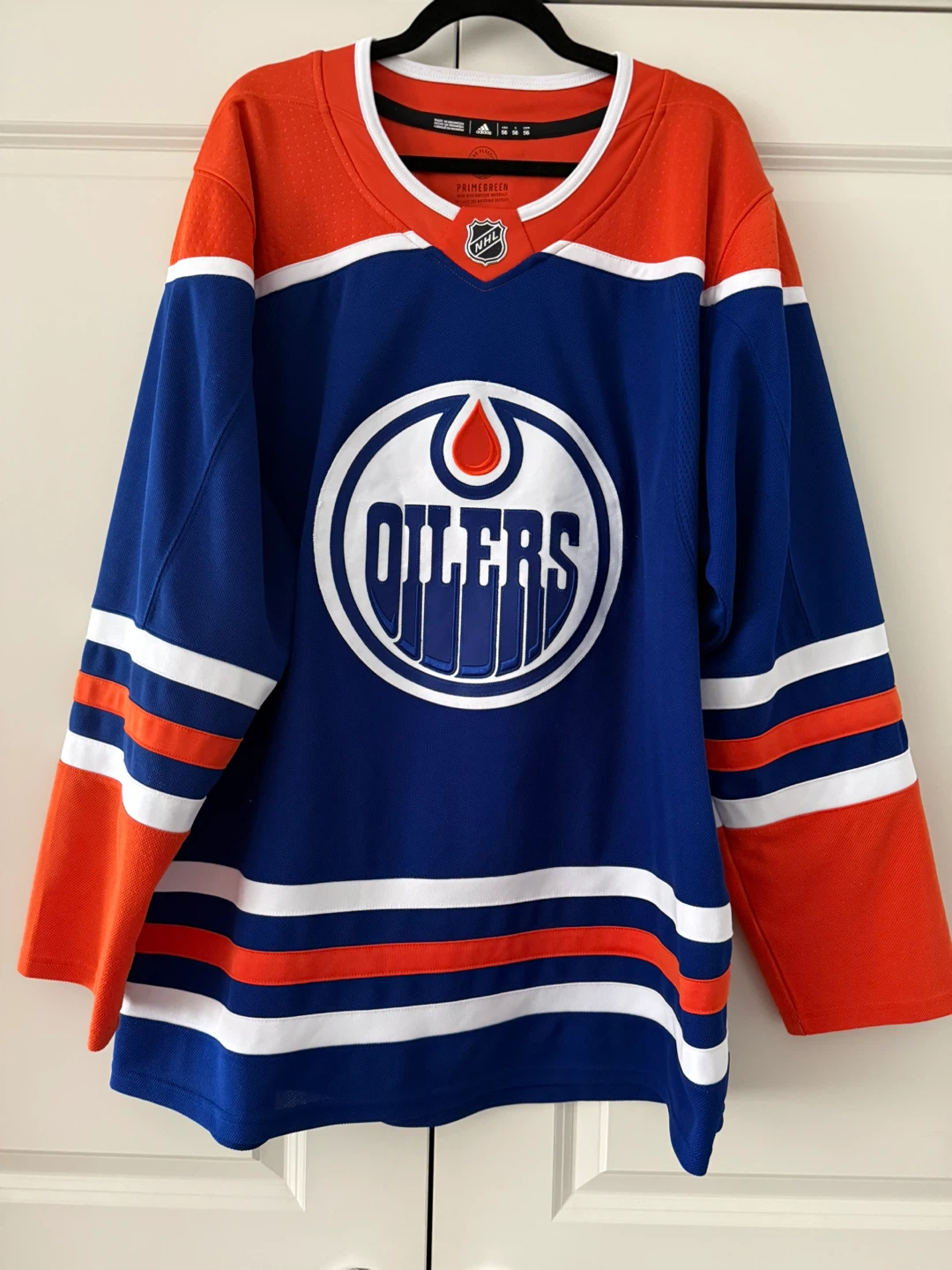 Edmonton Oilers Blank Authentic Home Jersey - Adidas