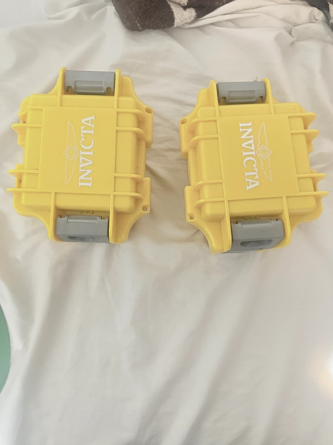 Invicta Yellow Protective Watch Cases - Set of 2