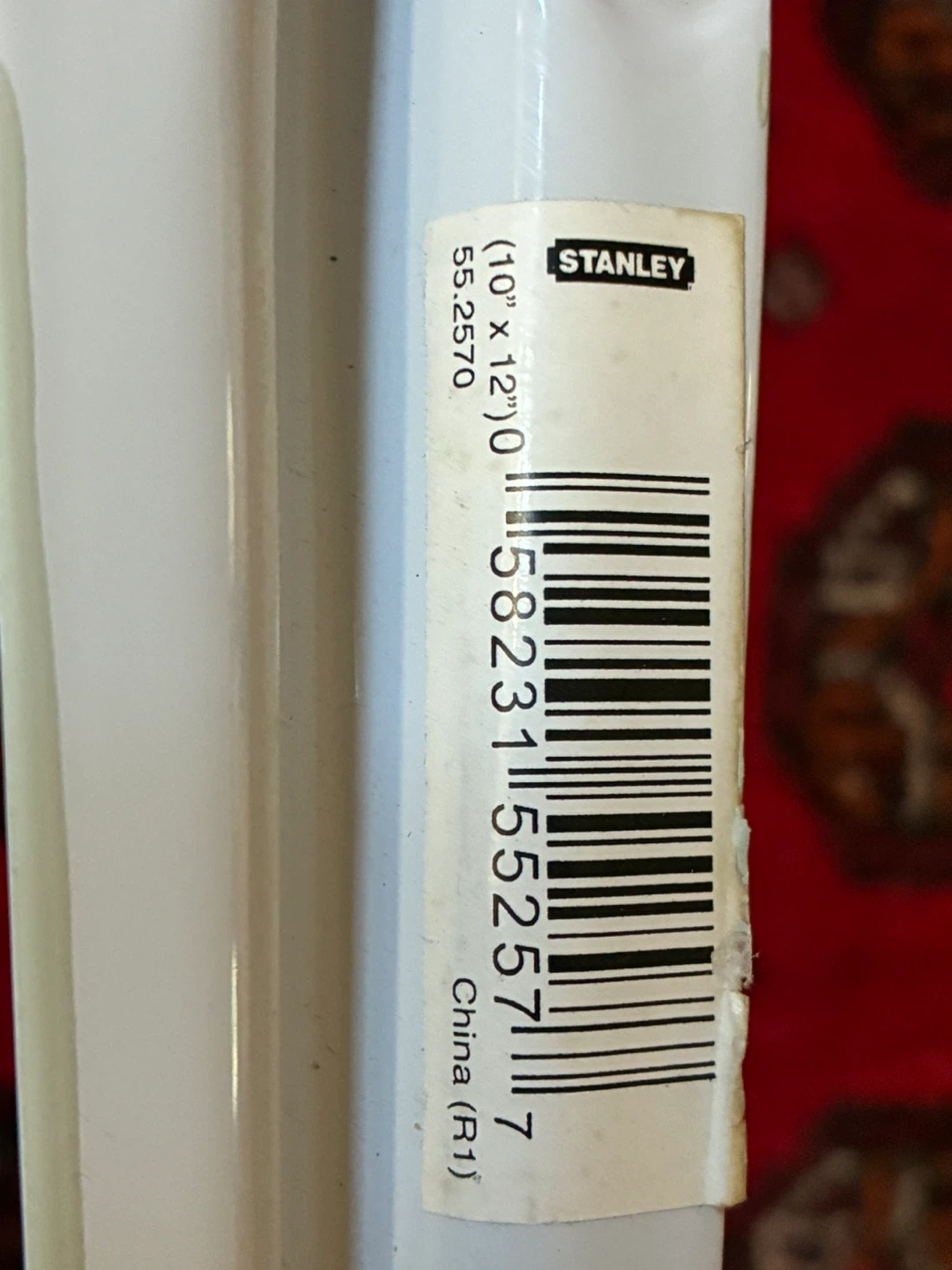 $2 BIG LOT STANLEY 10 In. x 12 In. Utility Bracket white metal - photo 2