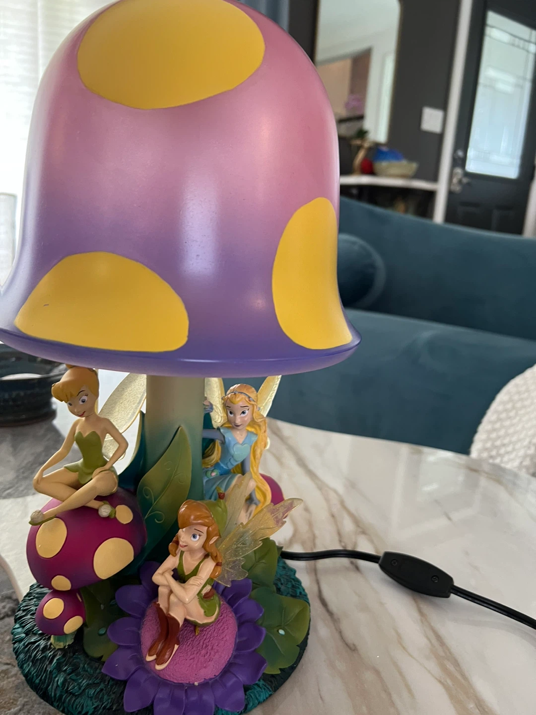 Disney Fairies Mushroom Lamp - photo 2