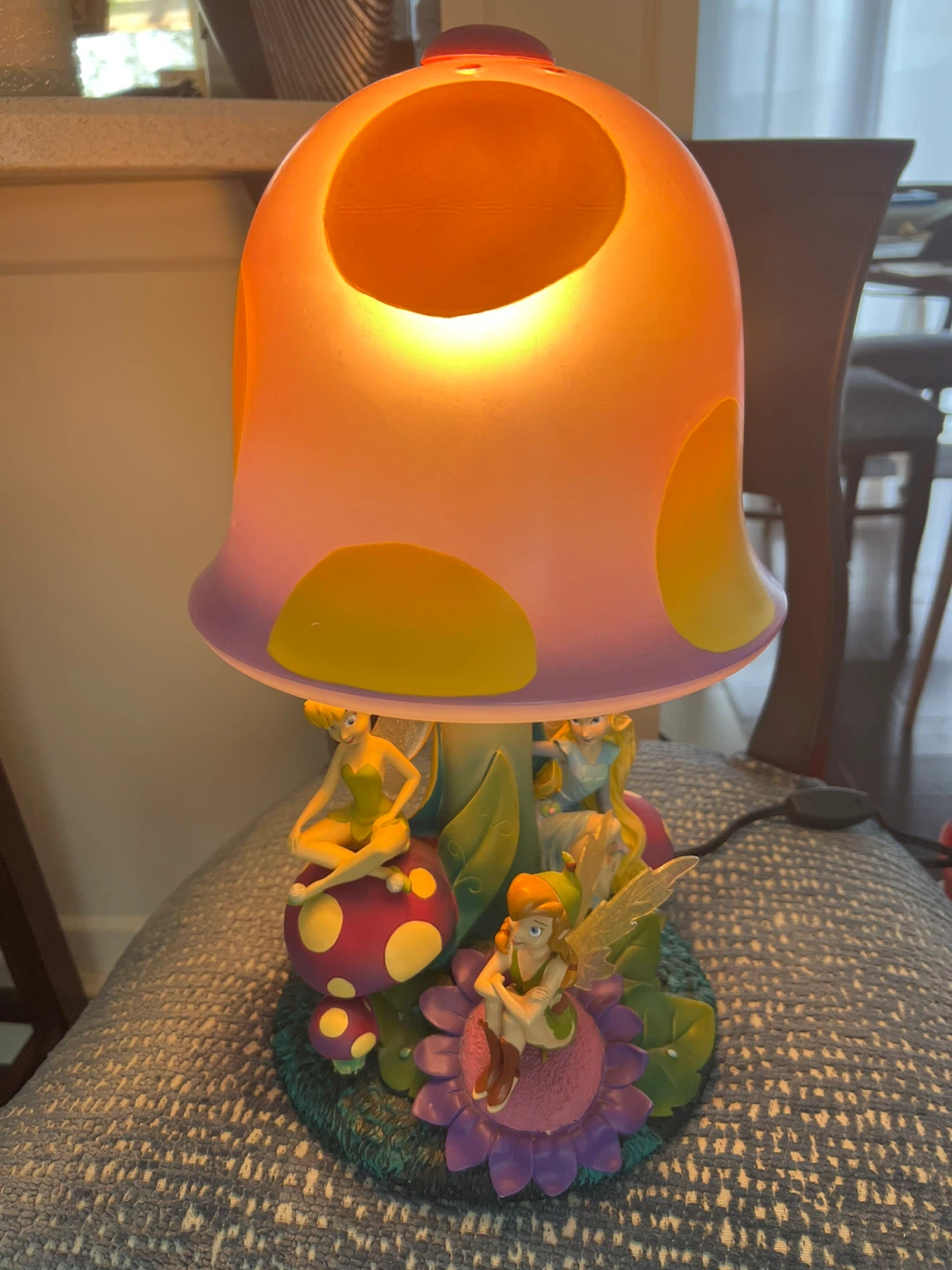 Disney Fairies Mushroom Lamp - photo 4