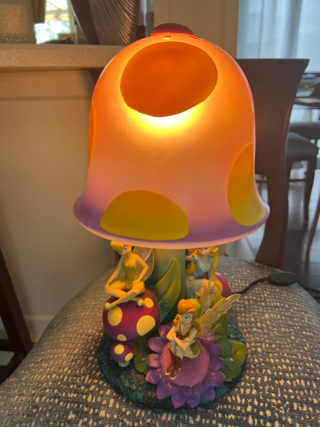 Disney Fairies Mushroom Lamp - photo 3