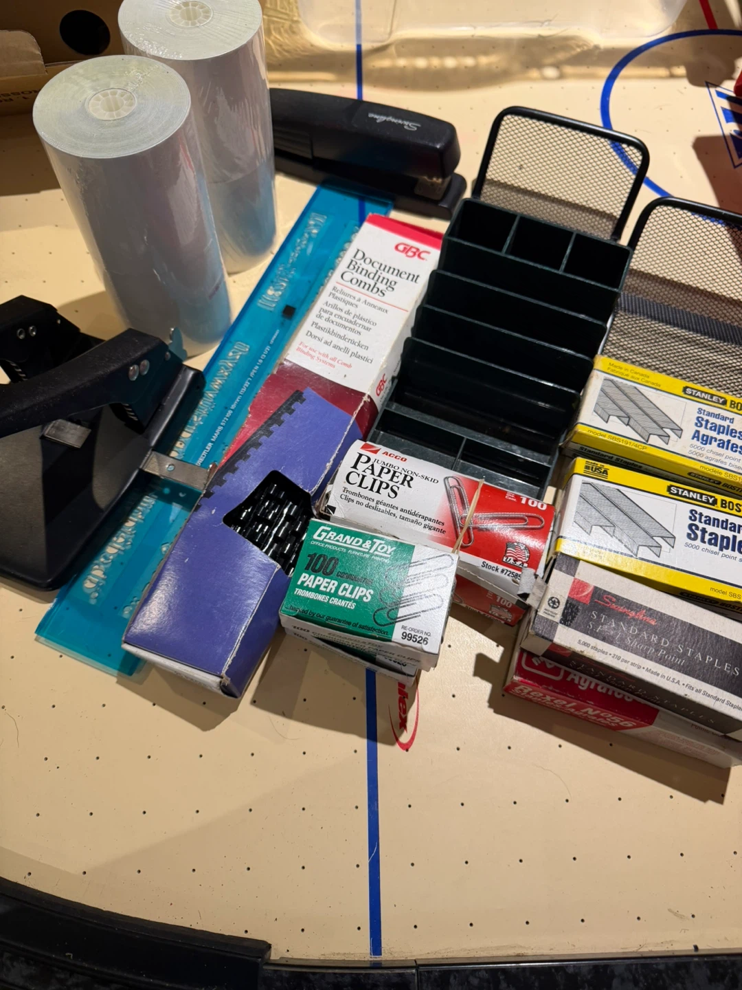 Assorted office/desk supplies
