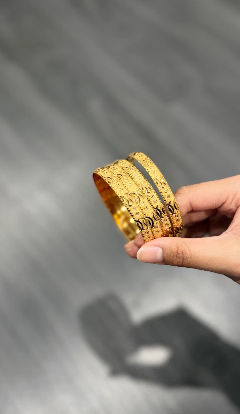 Brand new gold plated bangles