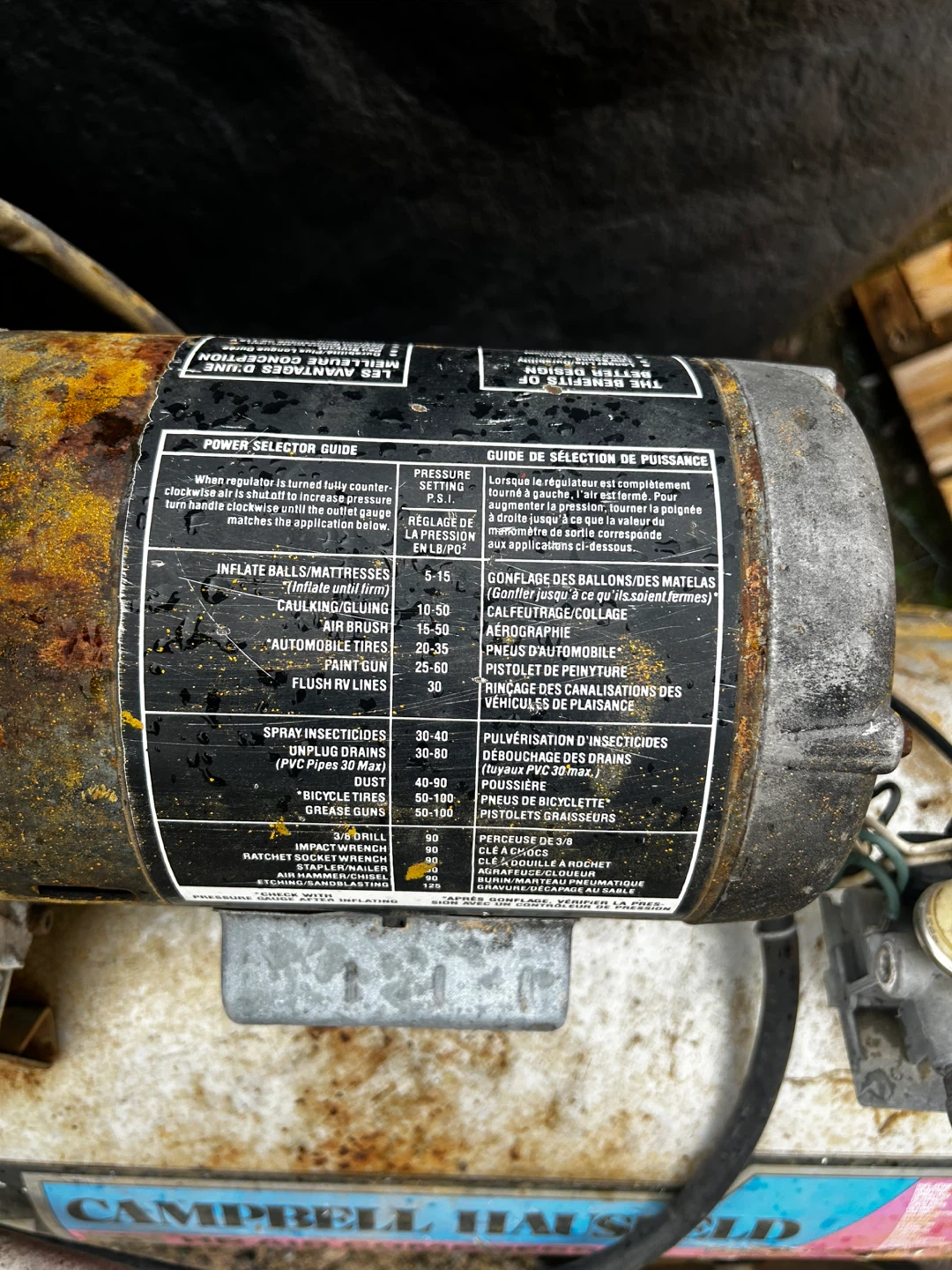 Campbell Hausfeld Air Compressor - photo 2