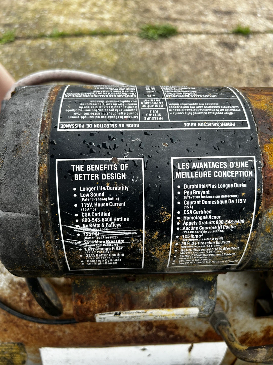 Campbell Hausfeld Air Compressor - photo 3