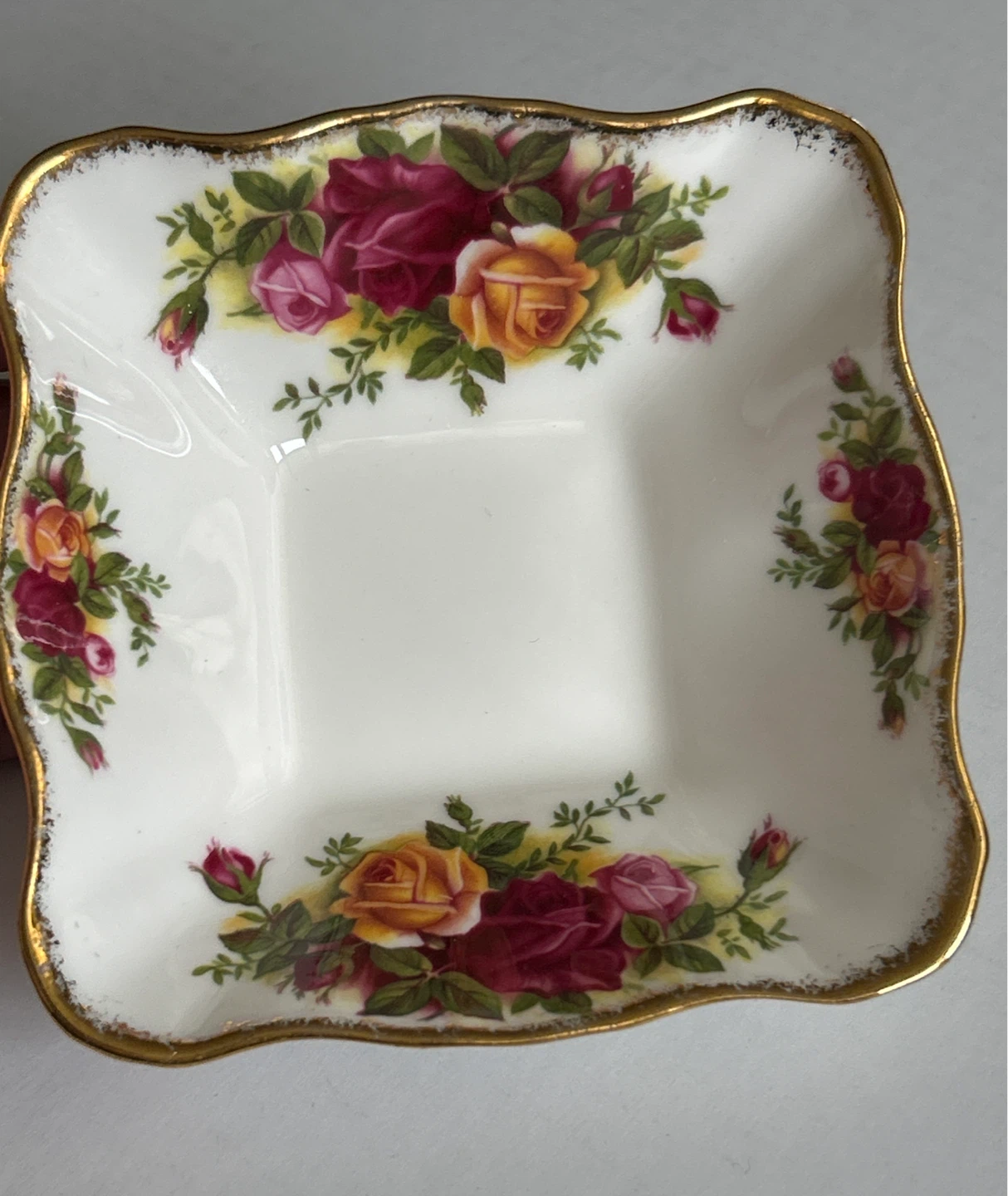 Royal Albert Old Country Roses Bone China Square Dish