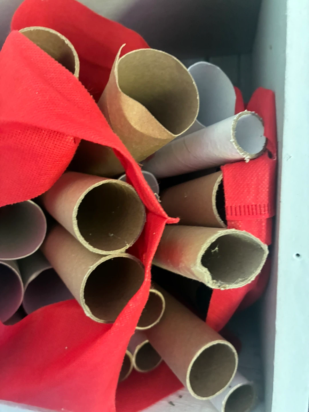 Bundles of cardboard tubes - photo 4