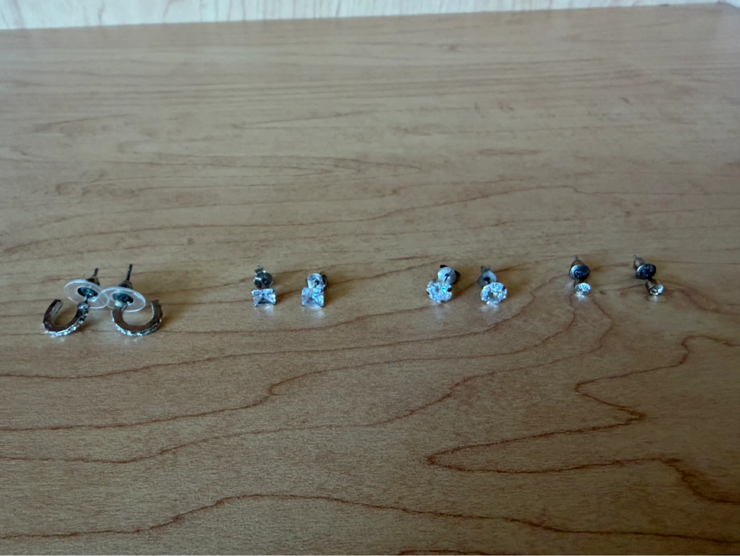 Assorted Stud and Hoop Earrings