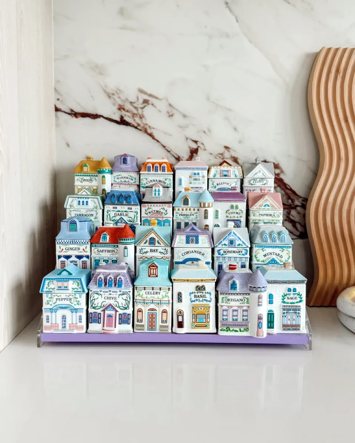 BNIB - Real Lenox Spice Village 24pcs (imported from US)