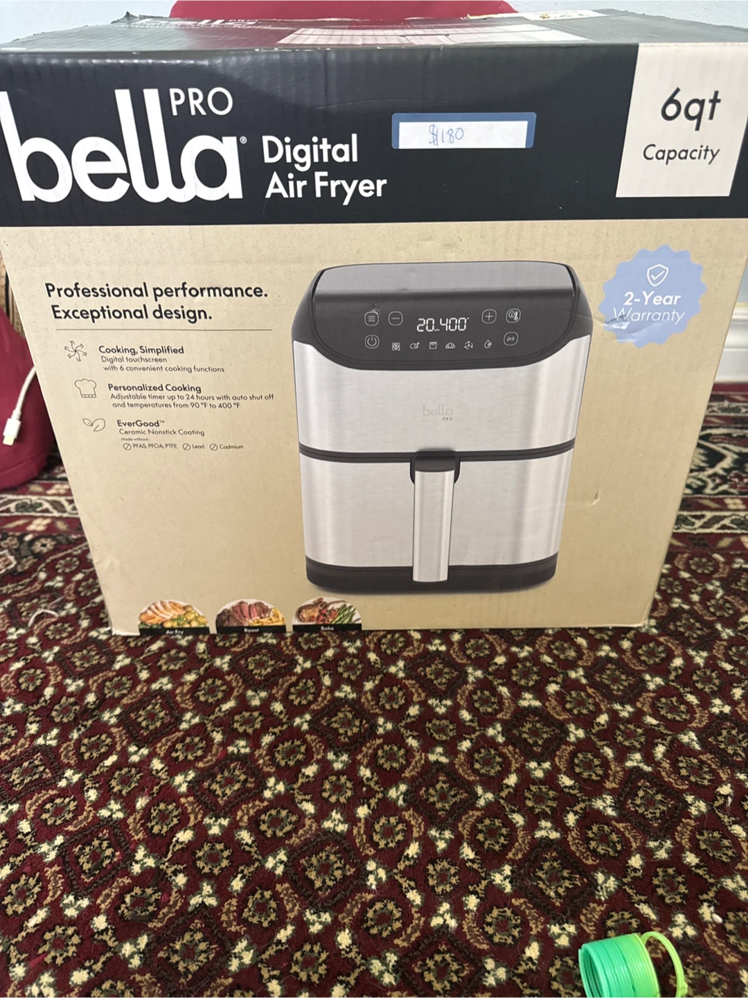 Bella Pro Series 6qt Digital Air Fryer - photo 2