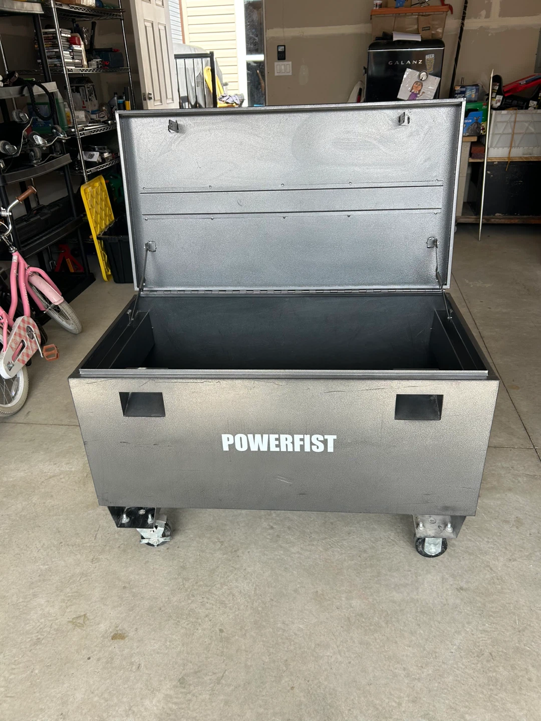 Powerfist Metal Job Site Tool Box