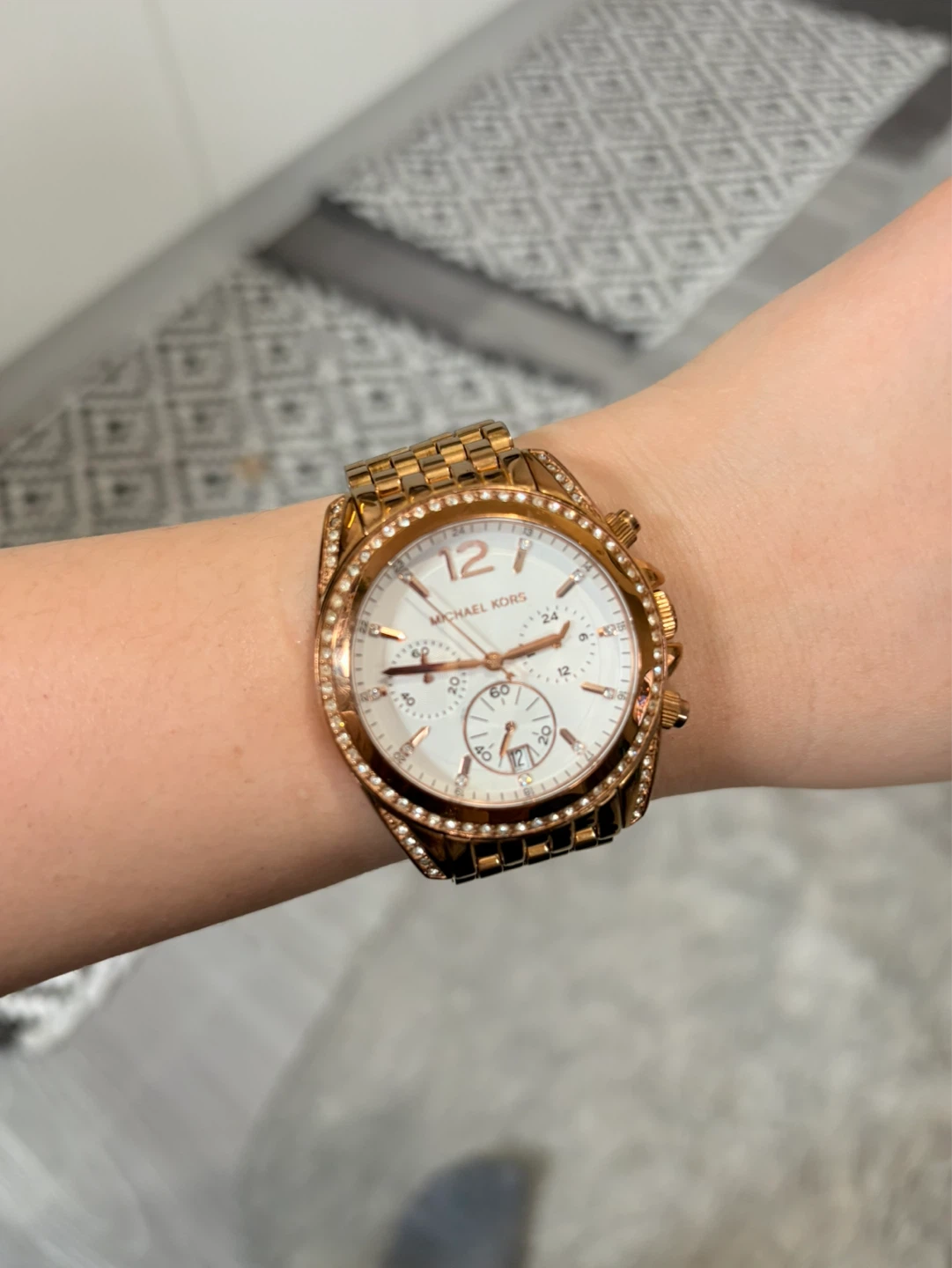 Michael Kors Rose Gold Crystal Watch - photo 2