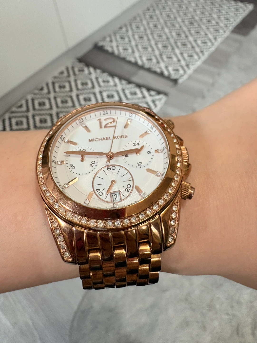 Michael Kors Rose Gold Crystal Watch - photo 3