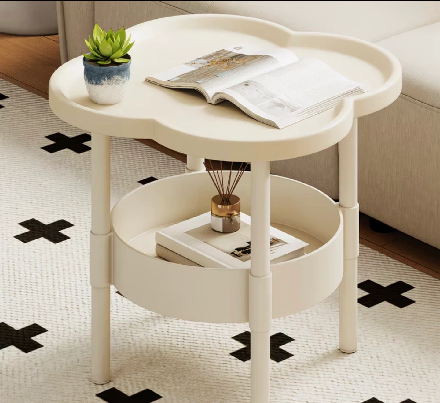 Cream Cloud Shape Side Table (2 available) - photo 3