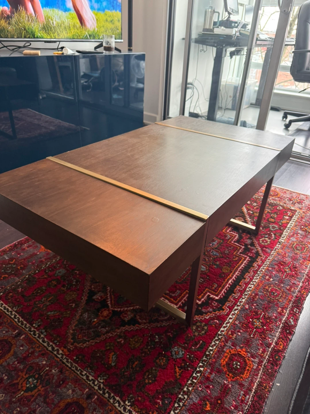 Dark Wood Coffee Table