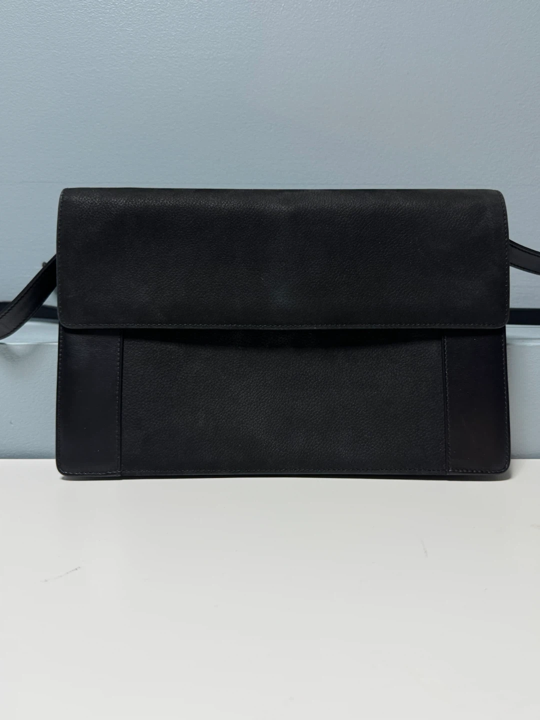 Black Suede Gucci Shoulder/ Cross body Bag - photo 2