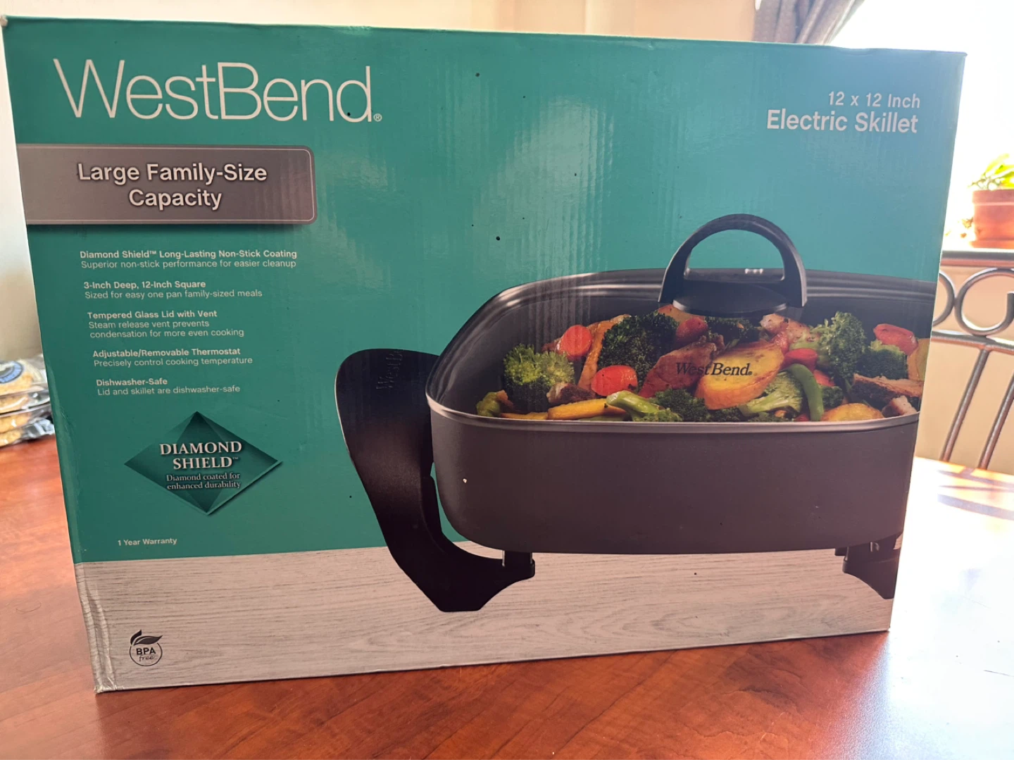 WestBend 12 x 12 Inch Electric Skillet