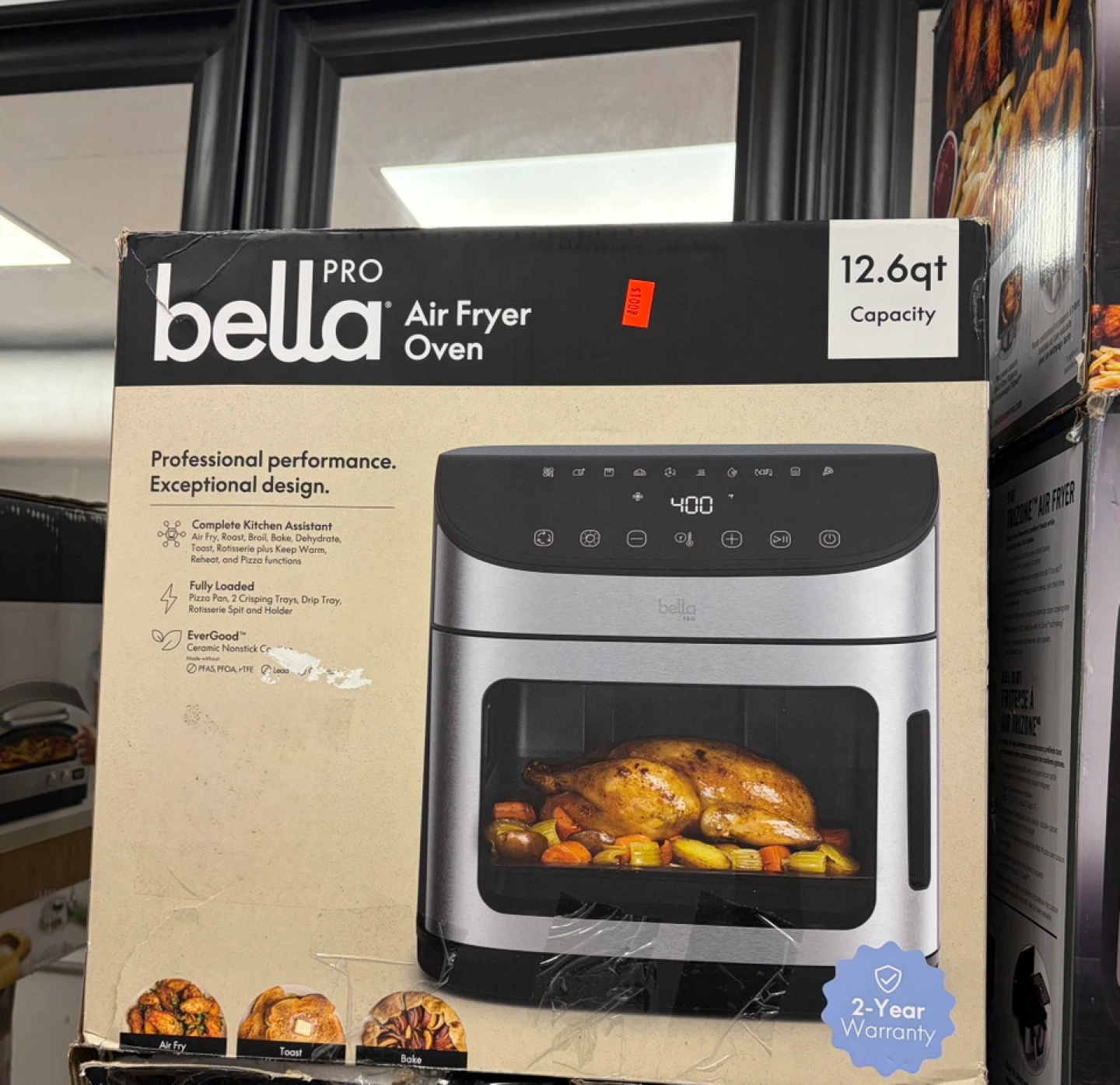 Bella Pro Series 12.6qt Air Fryer Oven