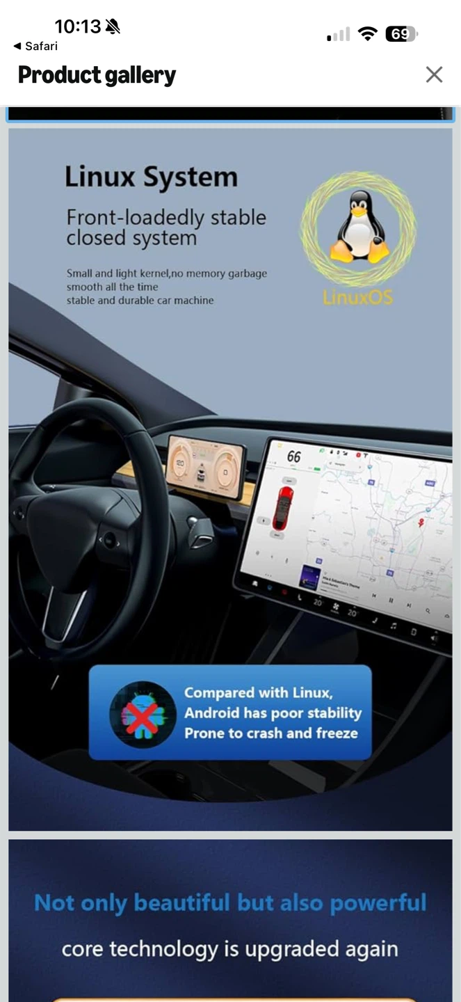 9 inch Tesla Head Up Display for Model 3/Y - photo 4